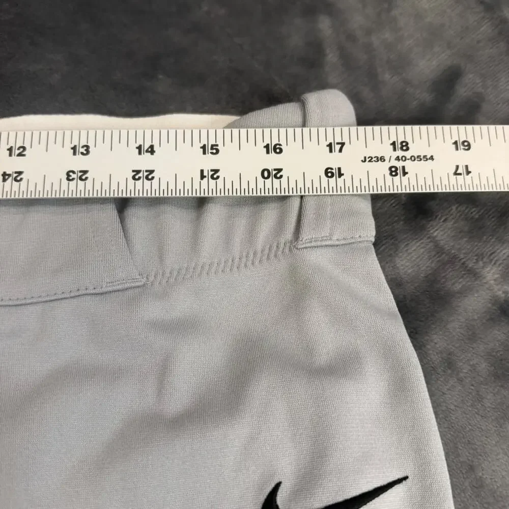 Nike Dri Fit Swingman Baseball Pants Men's Sz XL Gray Black Stripe Vented